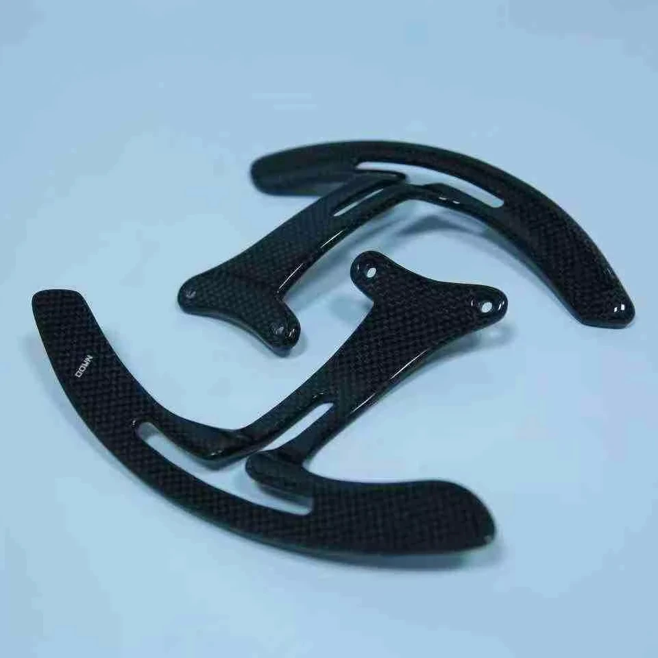 Carbon Fiber Paddle Extension Car Steering Wheel Shift Paddle Shifter for  458 488 Car Interior Accessories