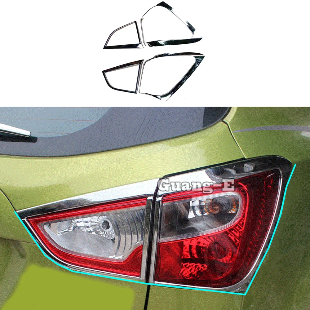 

Car Styling Rear Tail Back Light Lamp Frame Sticker ABS Chrome Cover Trim For Suzuki S-Cross SCross SX4 2017 2018 2019 2020 2021