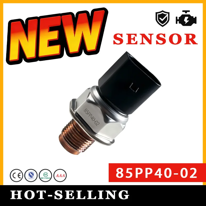 85PP40-02 Sensor Fuel Pressure Common Rail System Monitoring Feedback Suitable For FORD Delphi Diesel Engine Component XH3124