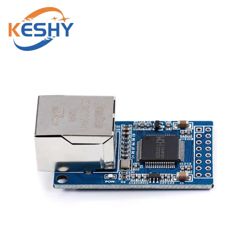 CH9121 UART Serial Port to Ethernet Network Module TCP/IP 51/STM32 3.3V 5V TTL Transmission Microcontroller Board