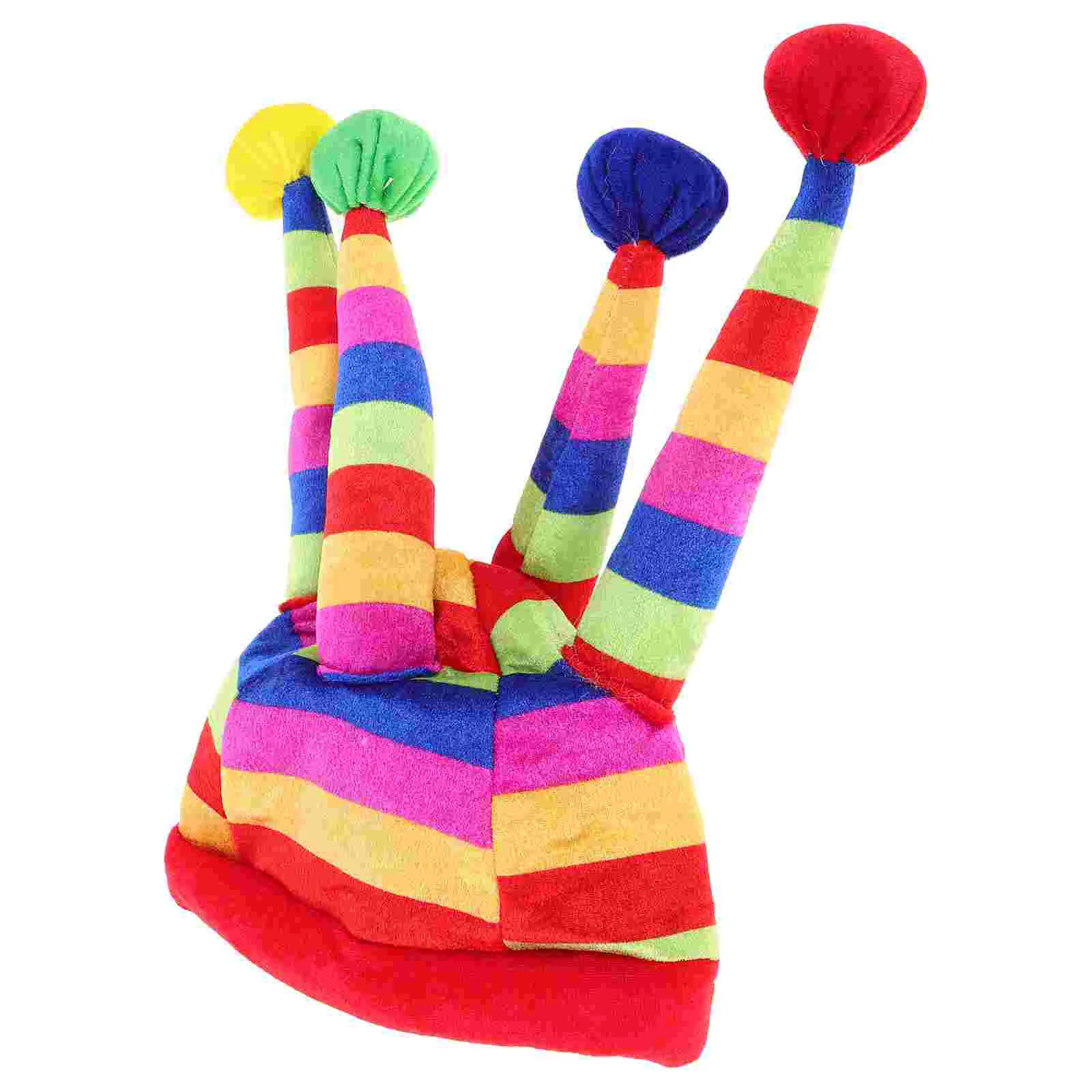 Clown Hat Court Outfits for Women Costume Cap Crazy Mardi Gras Accessory Women's