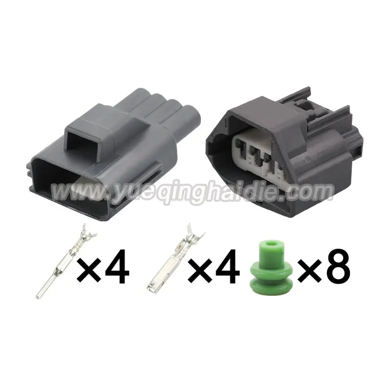 4 PinFord / Mazda MAP Pressure Sensor Connector 7283-5885-30 Female and Male Electrical Connector Terminals Customized Wiring