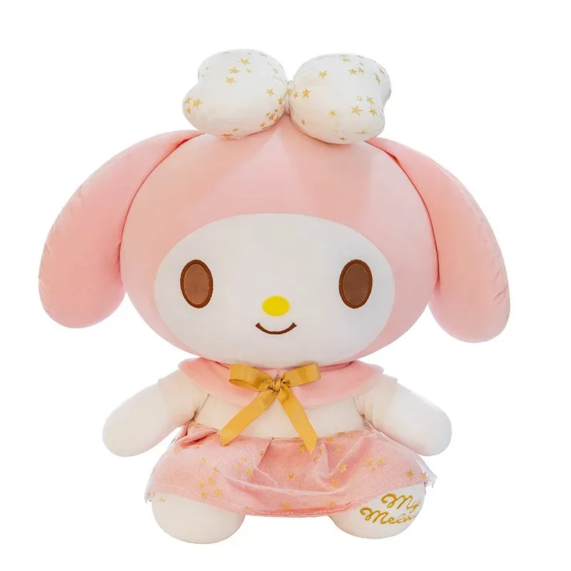 ตุ๊กตาซานริโอ้ คาวาอิ เฮลโล คิตตี้ เมโลดี้ สีชมพูทอง ตุ๊กตาขนนุ่ม เมโลดี้ หมอนนุ่ม แพลตตินัม ของขวัญวันเกิดสำหรับเด็ก