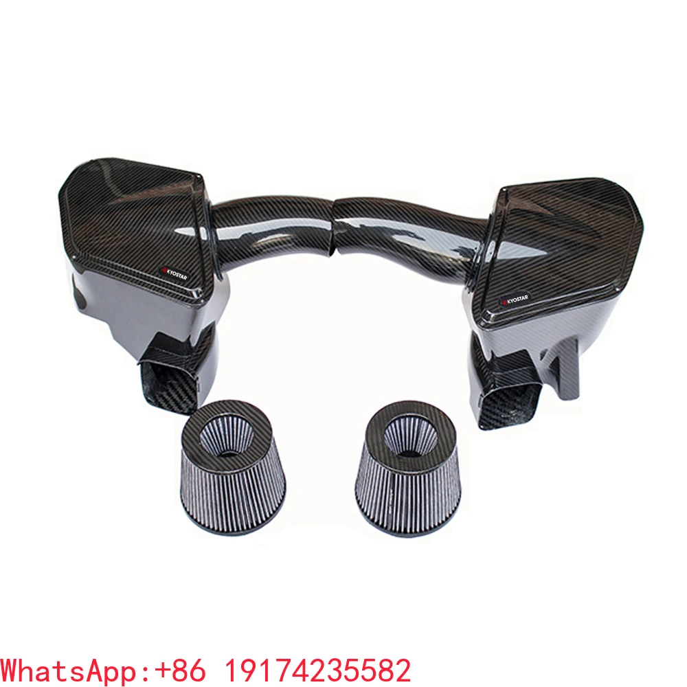 

for BMW M5 F90 M8 F91 F92 F93 2018-2023 S63 4.4T Pre-preg Carbon Fiber Air Intake Systems