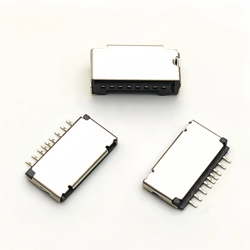 5/10 قطعة صغيرة قصيرة رقيقة جدا TF حامل بطاقة مقبس توصيل دفع في سحب نوع مايكرو SD TranFlash محول H = 1.5/1.7/3.75 مللي متر