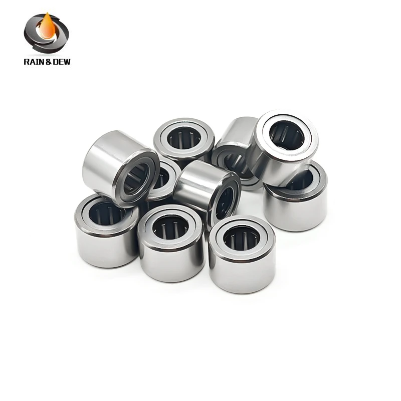 4 قطعة NK7/10 7x14x10mm تحمل الصلبة طوق محمل ذو بكرات إبرية محامل دون محامل الحلقة الداخلية NK7/10