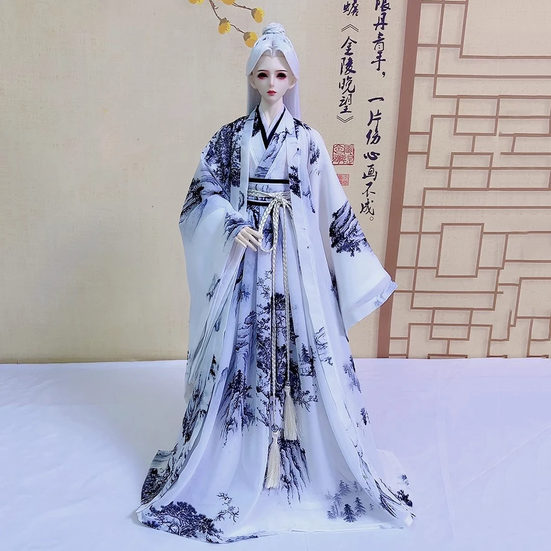 

OB27 1/6 Figure 1/4 1/3 Scale BJD Clothes Ancient Costume Hanfu Robe Samurai Outfit For BJD/SD ID75 Uncle Doll Accessories A1963