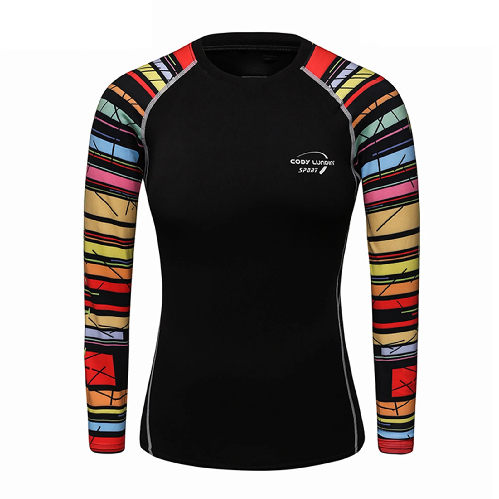 Women Long Sleeve Sports Quick-drying T-shirt Surfing Swimming Fitness Running Yoga Tops Rash Guard Wetsuit Swimwear Sportswear