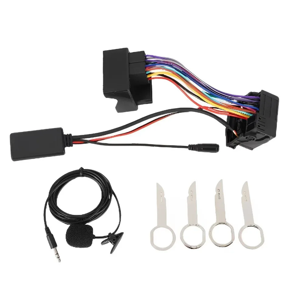 Bluetooth Audio Adapter with Hands-Free Mic & Installation Tools For Ford Fiesta  Focus  Mondeo  MK3  S-MAX Plug  Play