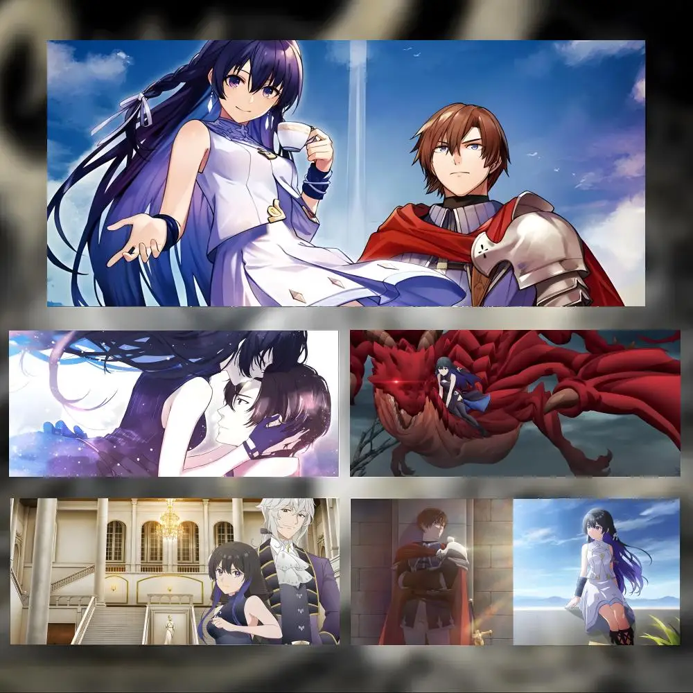 Beautiful Fantasy Anime U-Unnamed Memory Mouse Pad Large Thick Desk Pad Stitched Edges Gaming Mouse Mat for PC