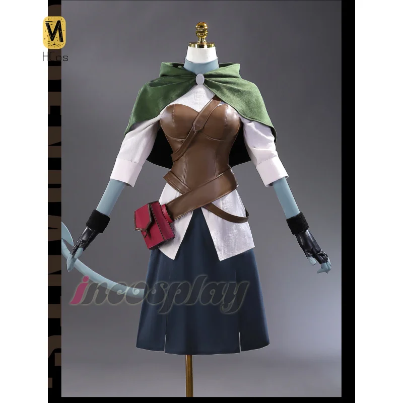 

Mighty Nein Cosplay Jester Lavorre Costume Halloween Women Fantasy Uniform Coat Props Accessories Set HCos