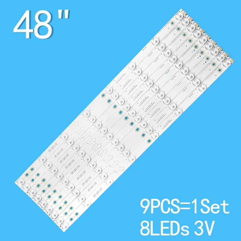 

LED Backlight Strip For LE48M90A LE48D8600 4C-LB480T-YH1HP TMT-48B2600-3030C-8S1P 48K100