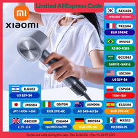XIAOMI MIJIA High Speed Water Ion Hair Dryer H701,4 Temps & 3 Speeds,Professional 1600W Ionic Blow Dryers,110000 Rpm Fast Dry