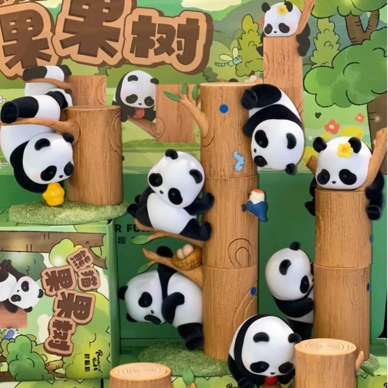 52 Spielzeug Panda Roll Obstbaum Serie Box Figuren Sammler niedlichen Puppe Spielzeug Desktop-Sammlung Dekoration Geburtstags geschenke