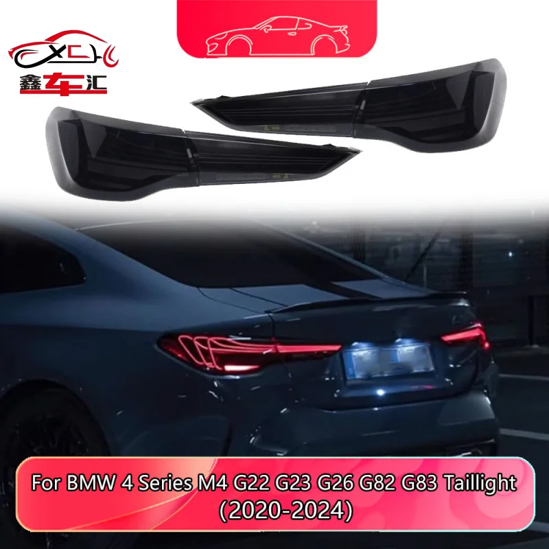 

For BMW 4 Series G22 G23 G26 G82 G83 Taillight Assembly 2020-2024 Modified M4 CSL Suspended Line LED Flowing Taillight Assembly