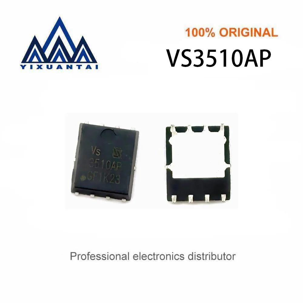 10pcs/Lot   VS3510AP  3510AP【P-channel MOS FET with -5V 45A  PDFN 5*6】New and Original