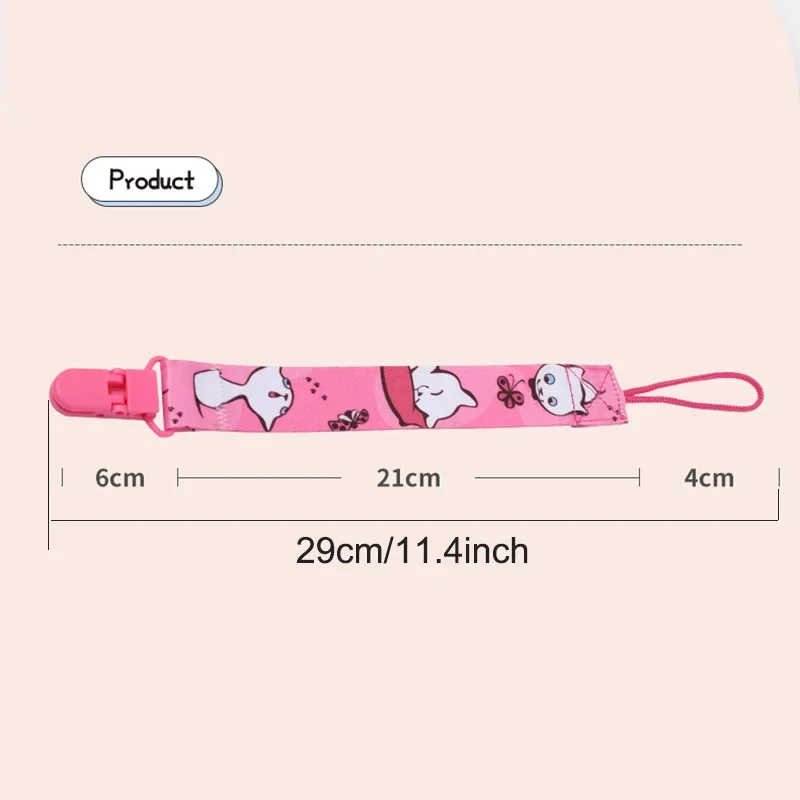 3ps Pacifier Clip Weaving Pacifier Fixing Chain Newborn Pacifier Clip Comfort Bracket Baby Toy Gifts To Prevent Falling Baby Toy