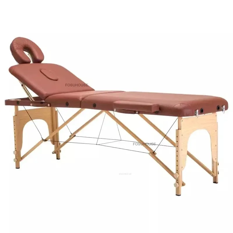 

Multifunctional Foldable Massage Tabl Nordic Salon Furniture Portable Therapy Massage Bed Salon Tattoo Acupuncture Bed