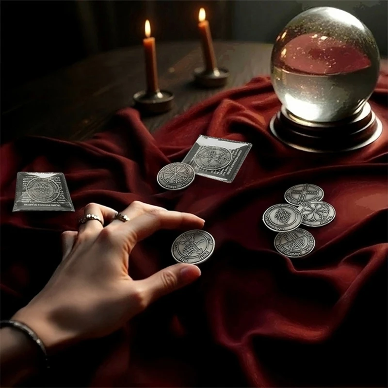 

Engraved King Solomon Talismans Coin Durability Craftsmanship For Meditations