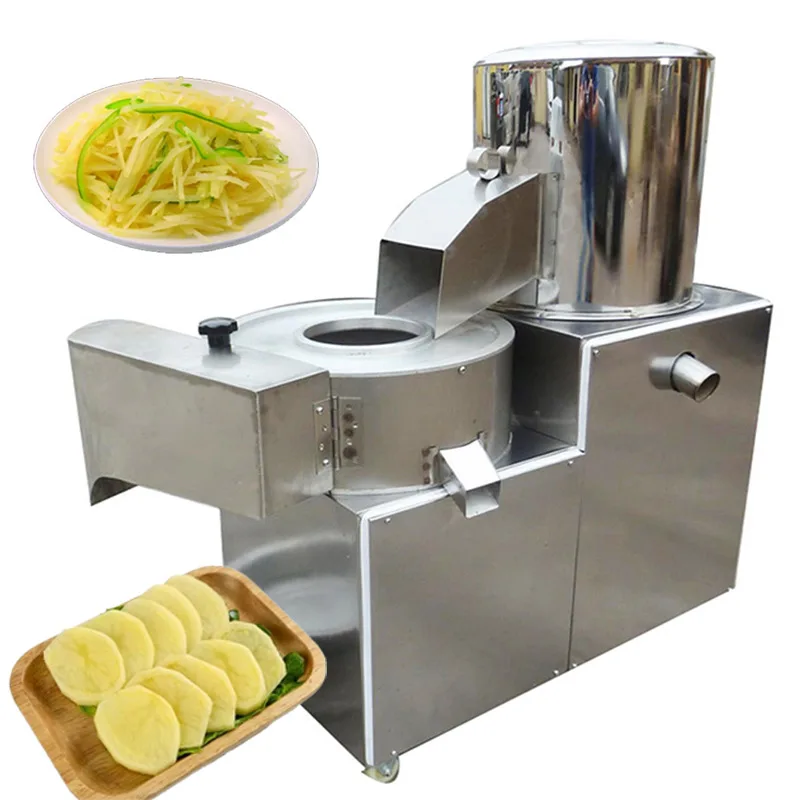 High-Capacity Potato Washing Peeling & Cutting Machine | Automatic Potato Peeler/Cutter Combo Equipment