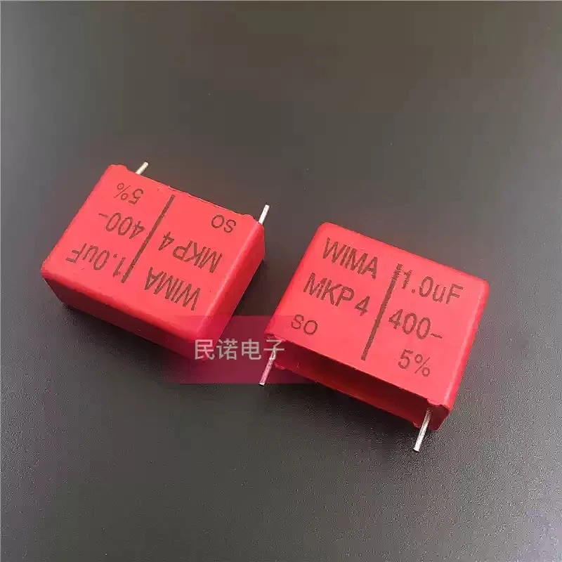 WIMA Germany Weima Capacitor MKP4 400V 1.0UF 1UF 400v105 1UF Pin Distance 22.5mm