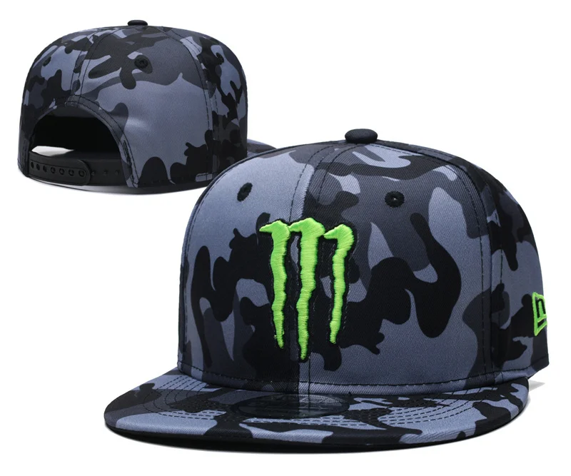 Casquette de baseball version Monster Energy pour hommes et femmes adultes, course en plein air, hip-hop, danse de rue, chapeau à bords plats de style américain