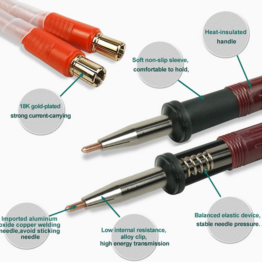 NTY tool 75A Split Spot Welding Pen 25/35 Square Cable Can Be Selected  It 801D 811A 801H Spot Welding Machine