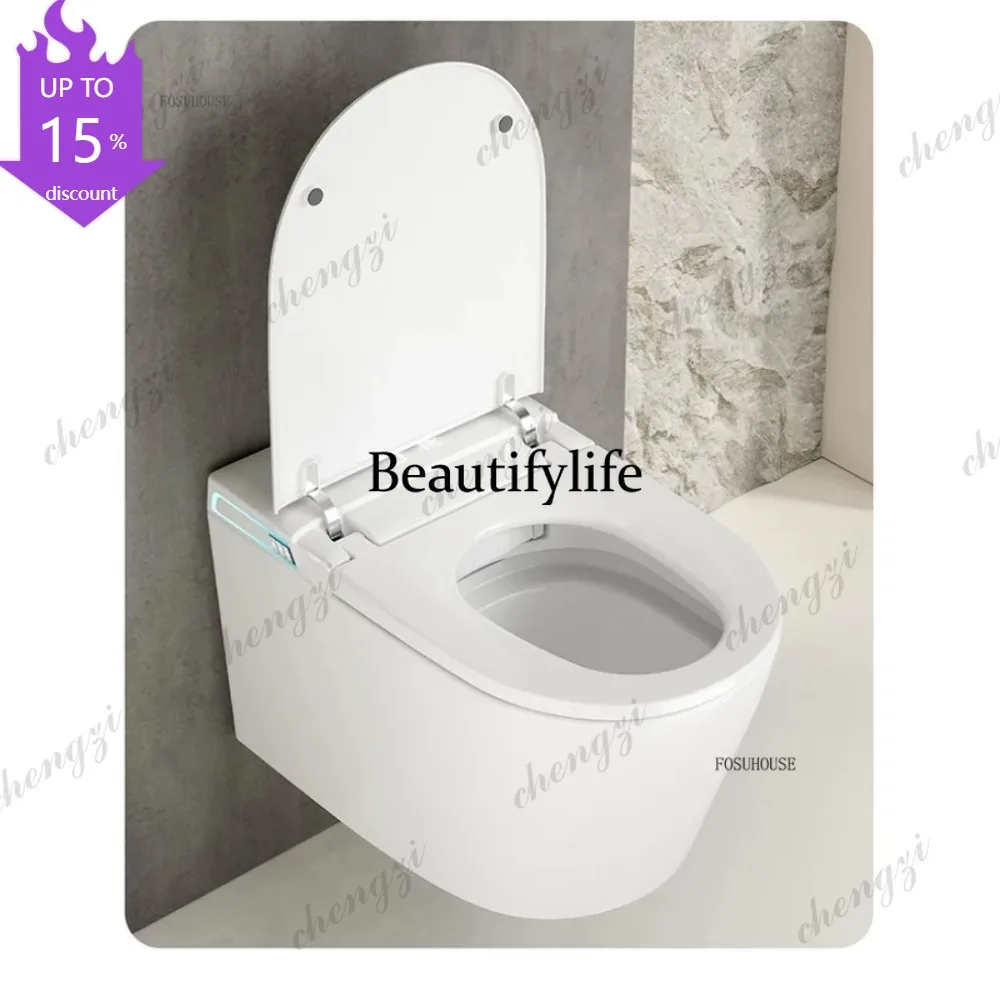 

M182 Wall Mounted Smart Toilet Home Automatic with Water Tank Suspension No Water Pressure Limit Toilets Bathroom Fixture