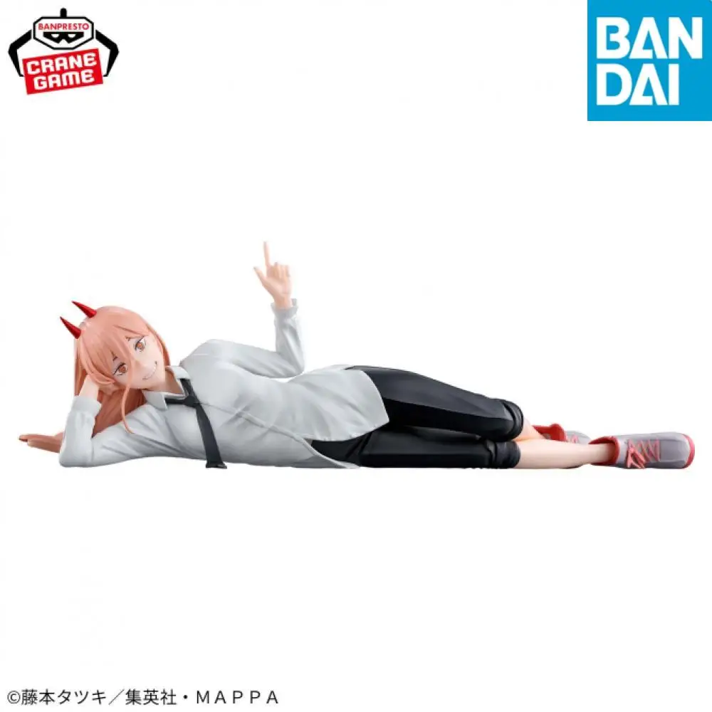 Коллекционная фигурка человека-бензопилы Bandai Banpresto — украшения для сидения и лежания для домашнего декора и подарков для фанатов аниме