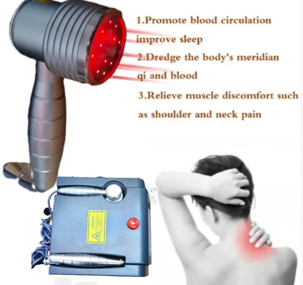 

LLLT Cold Laser Medical Therapy Machine Pain Relief Device Veterinary Wound Healing