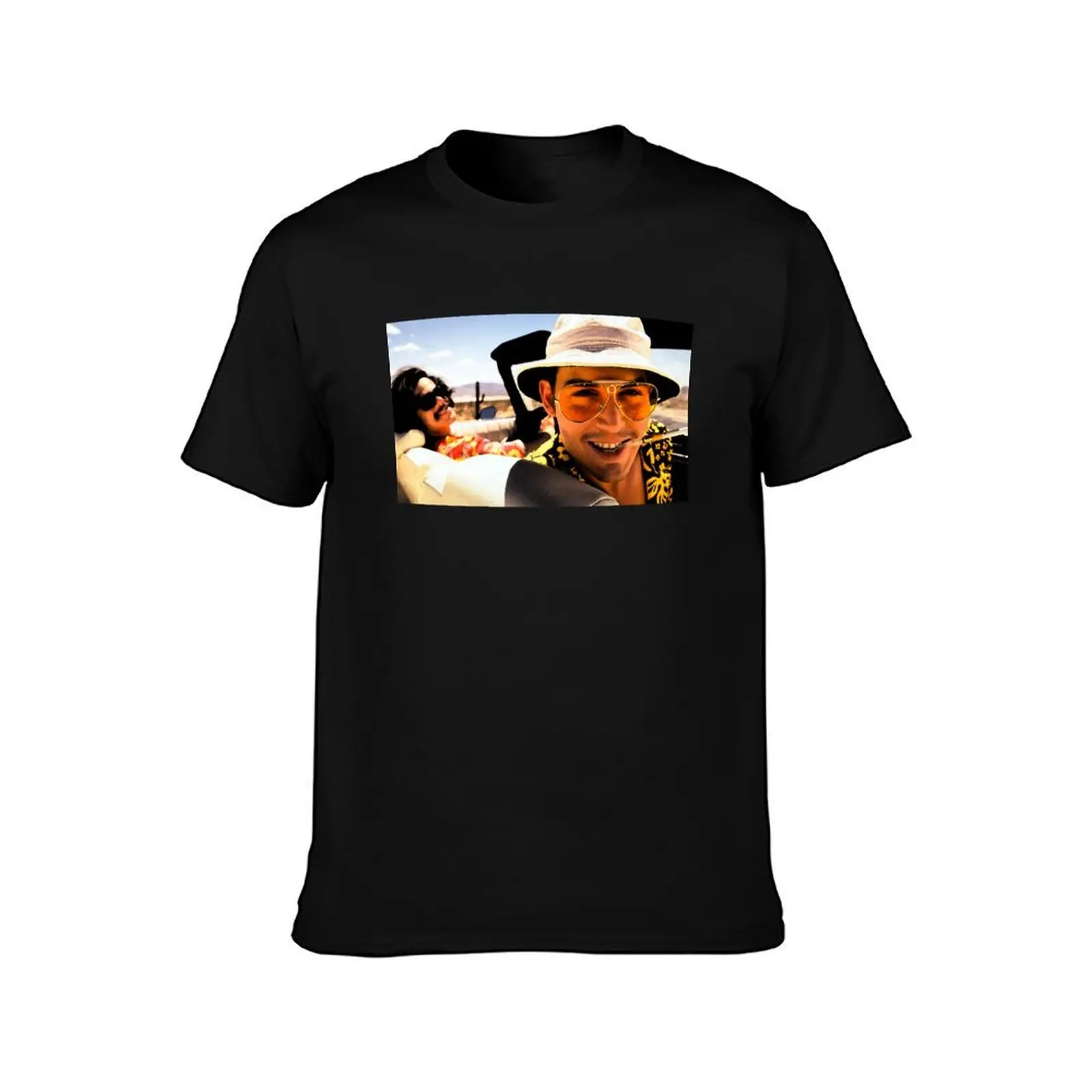 Fear and Loathing in Las Vegas - Art T-Shirt, Summer Casual Cotton Tee, Oversized Streetwear Tops, Vintage Graphic Print