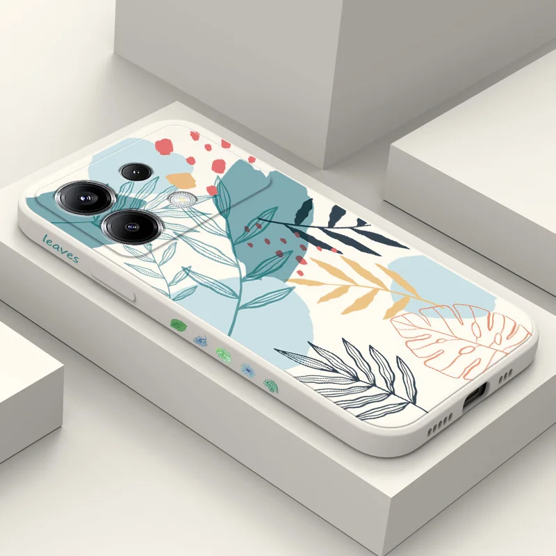 

Sparse Leaf Phone Case For Xiaomi Poco F7 X7 X6 F6 M6 M5 M5S F5 X5 F4 X4 M4 F3 M3 X3 Pro 4G 5G GT Silicone Cover