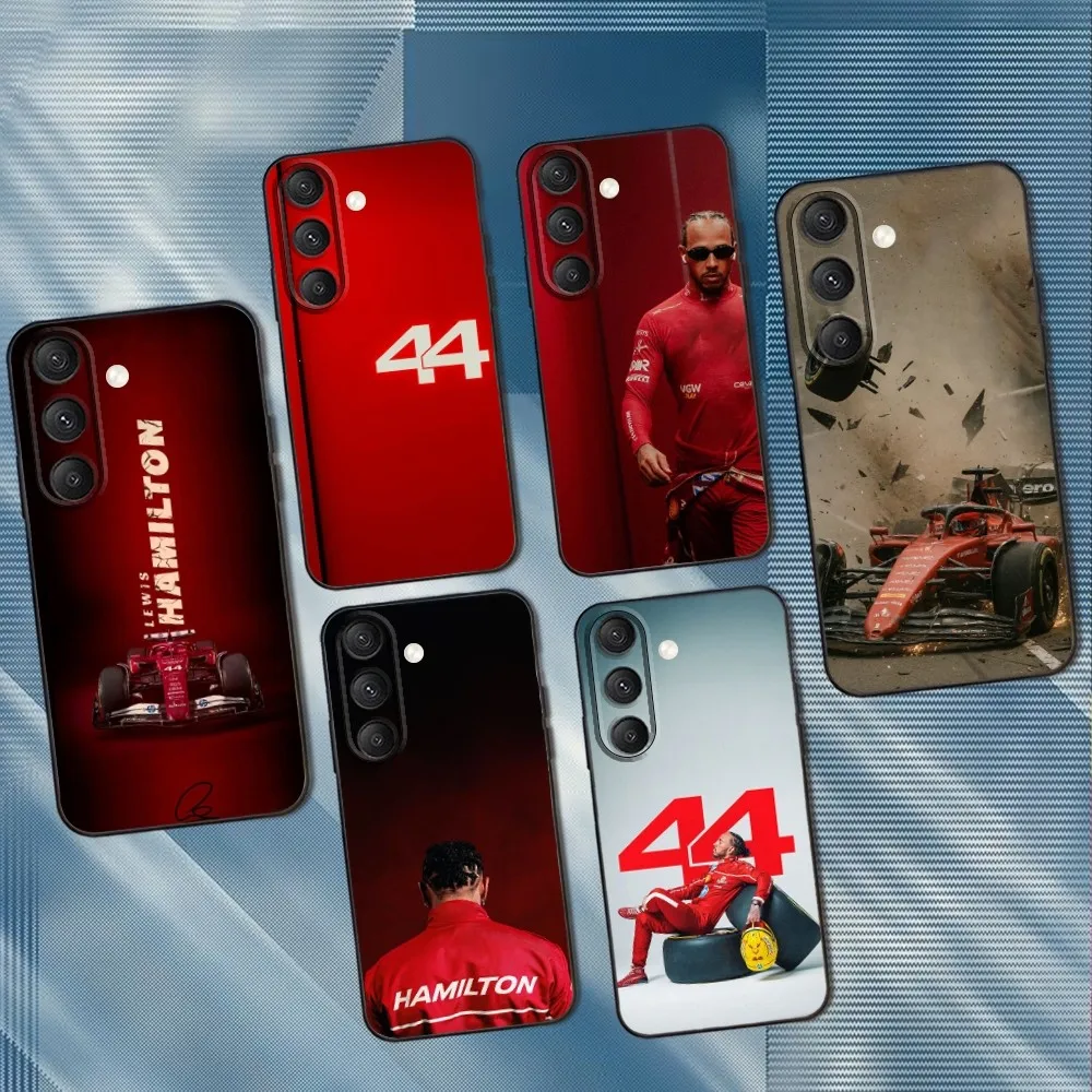

44 L-Lewis H-Hamilton-S Phone Case For Samsung S25,S24,S23,S22,S21,S20,S10,Ultra,Plus,Lite,FE,Soft Silicone Black Cover