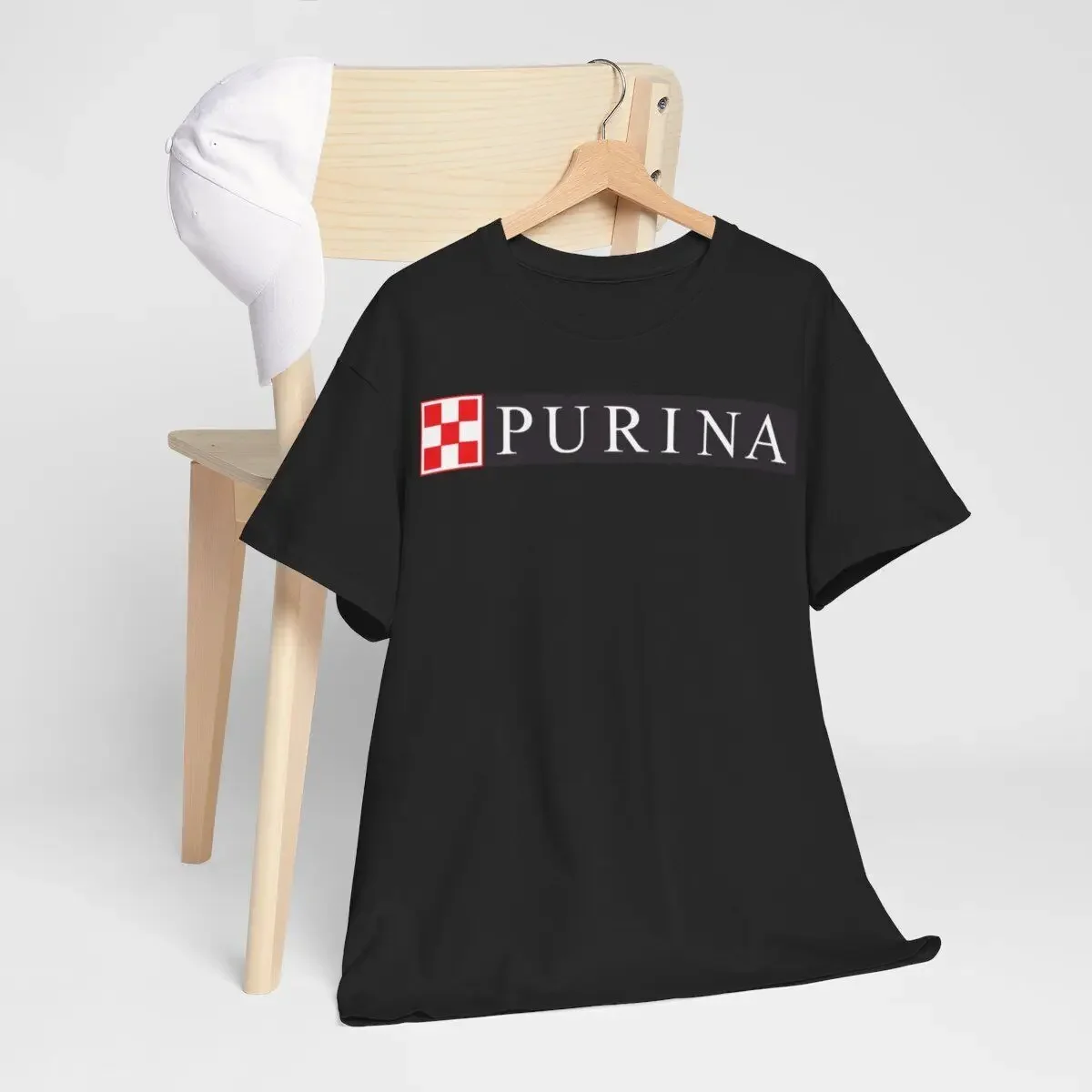 PURINA-Camiseta con logotipo de comida para perros y gatos, UNISEX, americana, talla S-5XL, todo COLO