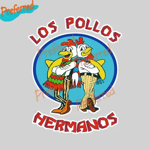 Aufkleber Los Pollos Hermanos Rund Sticker Breaking Bad Decal JDM Skate 15 Cm Car Sticker Decal Decoration