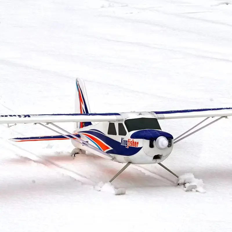 FMS 1400mm Kingfisher Model Airplane Play Entry-level Remote Control Model Fixed-wing Plane Seaplane Snowplane Multifunctional