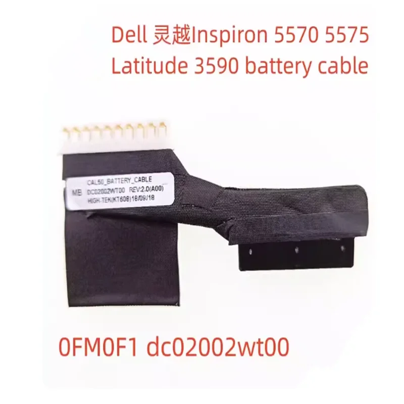 1 UDS-3 uds FM0F1 0FM0F1 Cable de batería para Dell Latitude 3590 3490 Vostro 3480 Inspiron 3481 3480 3584 15 3583 5570 DC02002WT00