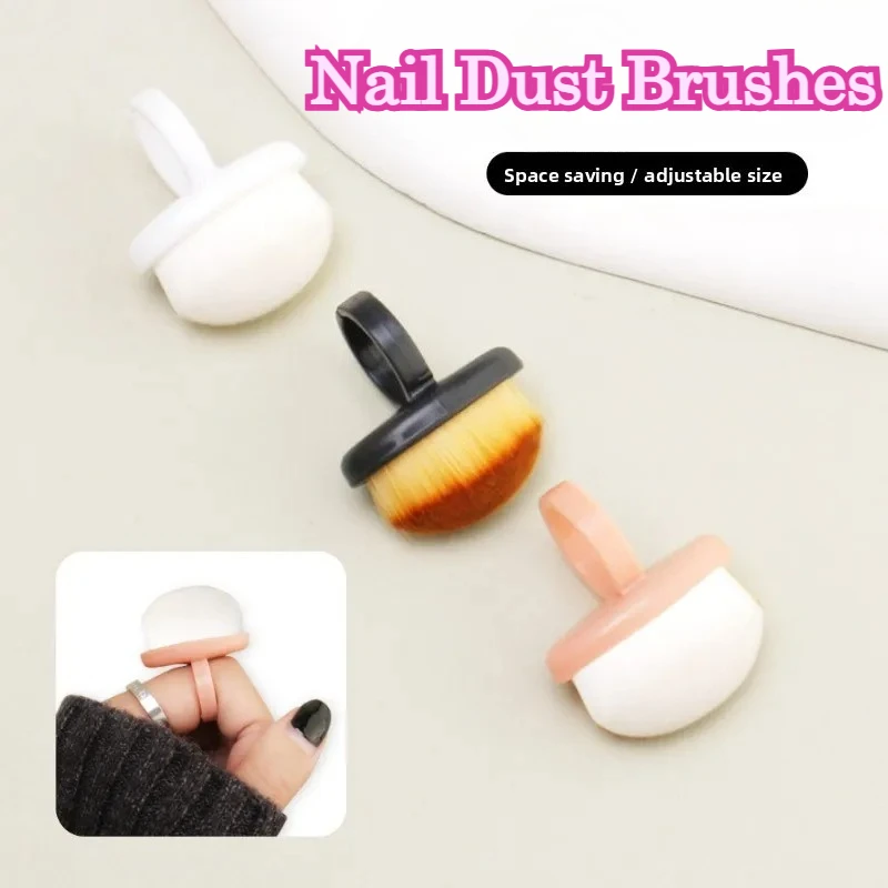 

12 шт./упак. кисти для пыли в форме кольца для ногтей, набор отличного качества, мягкая щетина салонного класса, маникюрные косметические кисти, красивые инструменты для ногтей