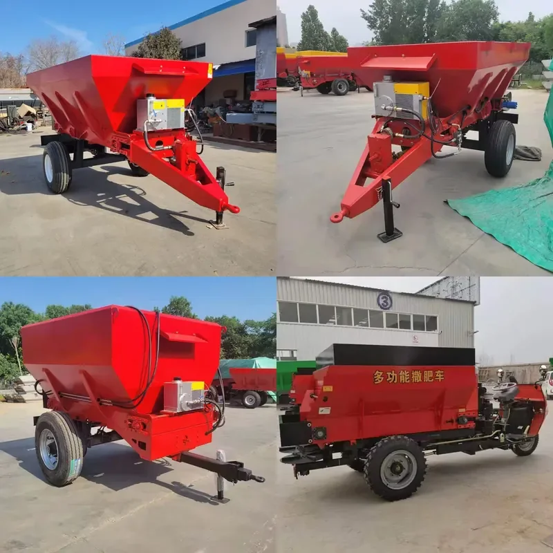 HCY HCY Traction type 3 cubic manure spreader, farmland organic spreader, three-wheel self-propelled manure