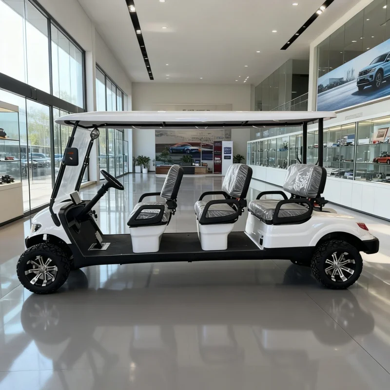 

2025 China Factory Direct Sales Club Car Best 4 6 8 Seats 60V Electric Golf Cart Color Logo Customization