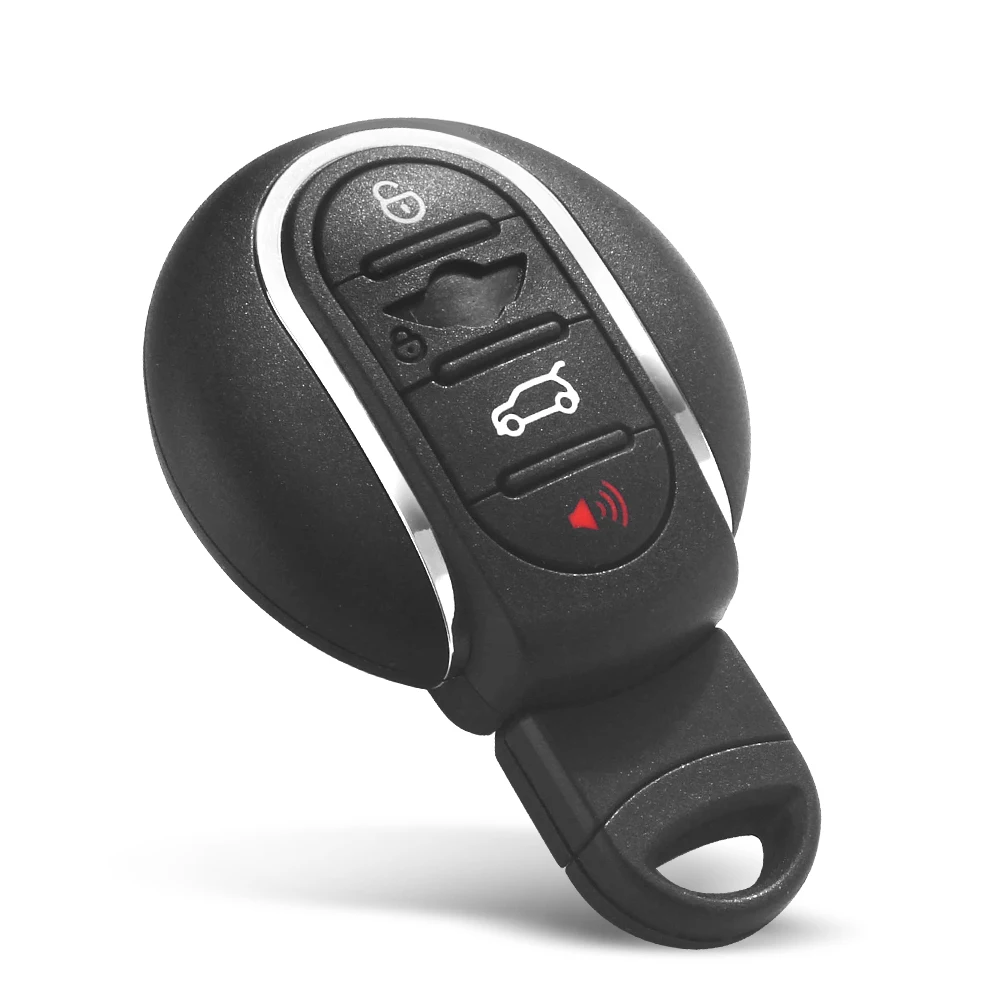 Funda para llave de coche con 3/4 botones, carcasa para mando a distancia inteligente para BMW Mini Cooper F54 F55 F56 F57 F60 2015 2016 2017 2018