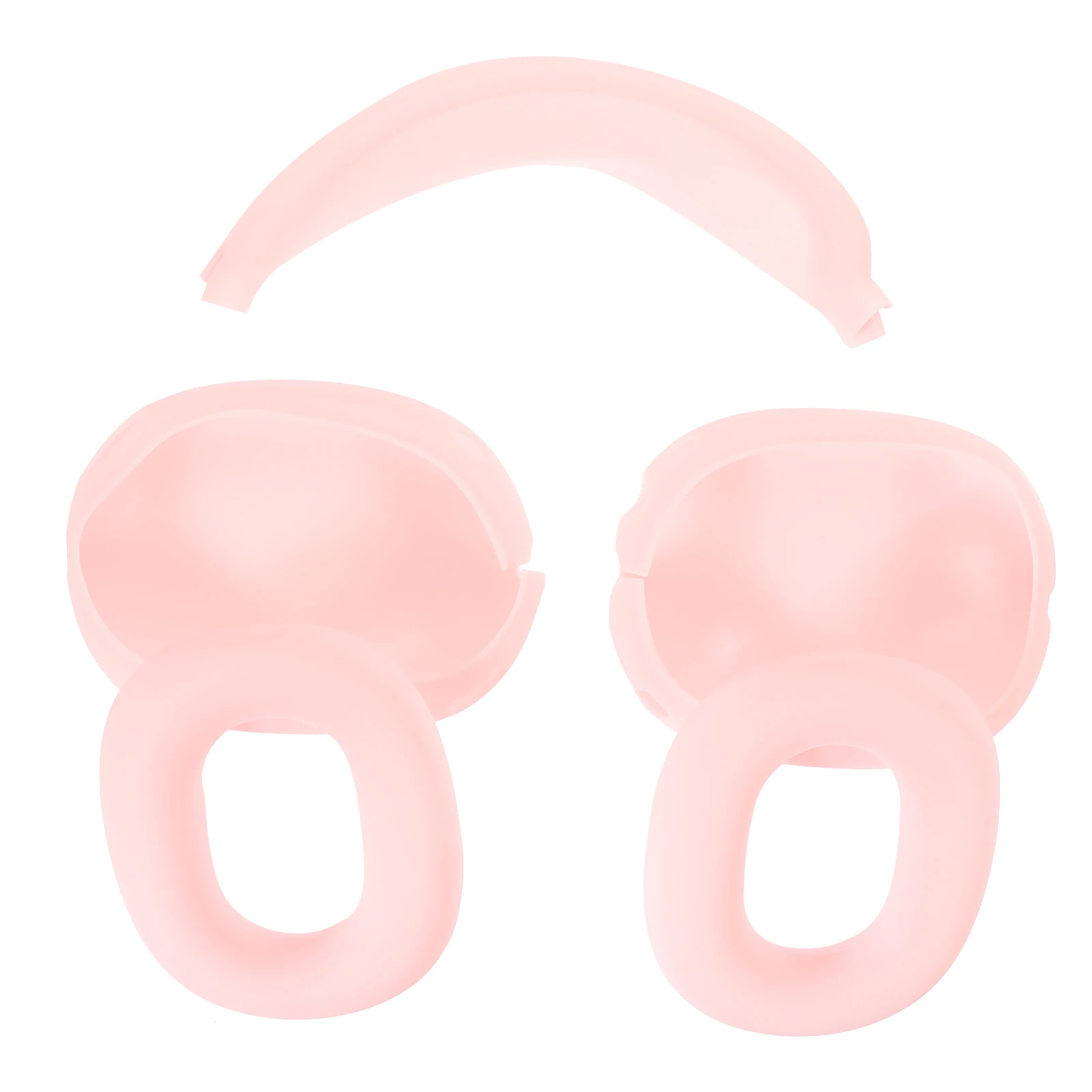 

s Accessories Set Pink TPU Protective Case Scratch Resistant Drop Proof Headb Cover Wireless Earphone Cover