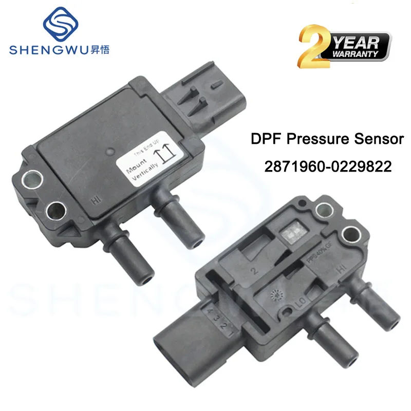 

4307786 A043A238 2871960 4984187 2511413C1 0229822 DPF Differential Pressure Sensor For Cummins ISB ISL ISX QSB Engine 6.7L