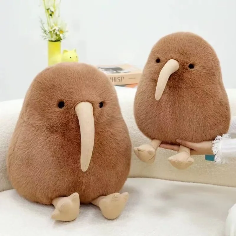 20/33/45CM Kiwi pájaro grande juguetes de peluche grande Kiwi muñeco de peluche suave chico dormir empresa almohada decoración del hogar chico divertido regalo creativo
