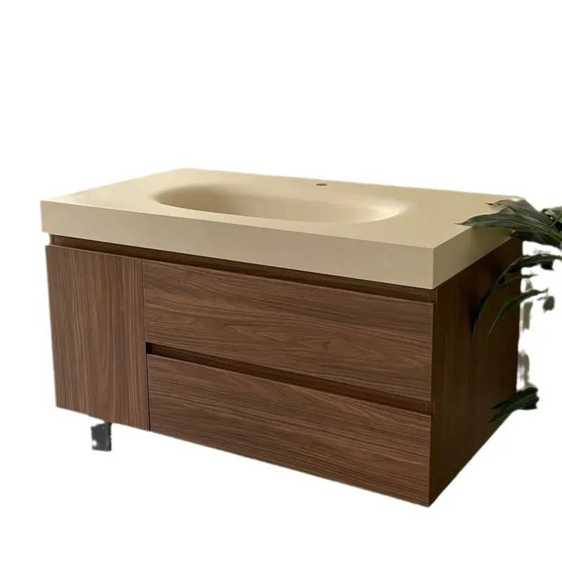 

Pure acrylic medieval style integrated basin, bathroom cabinet combined bathroom, washbasin, hand storage
