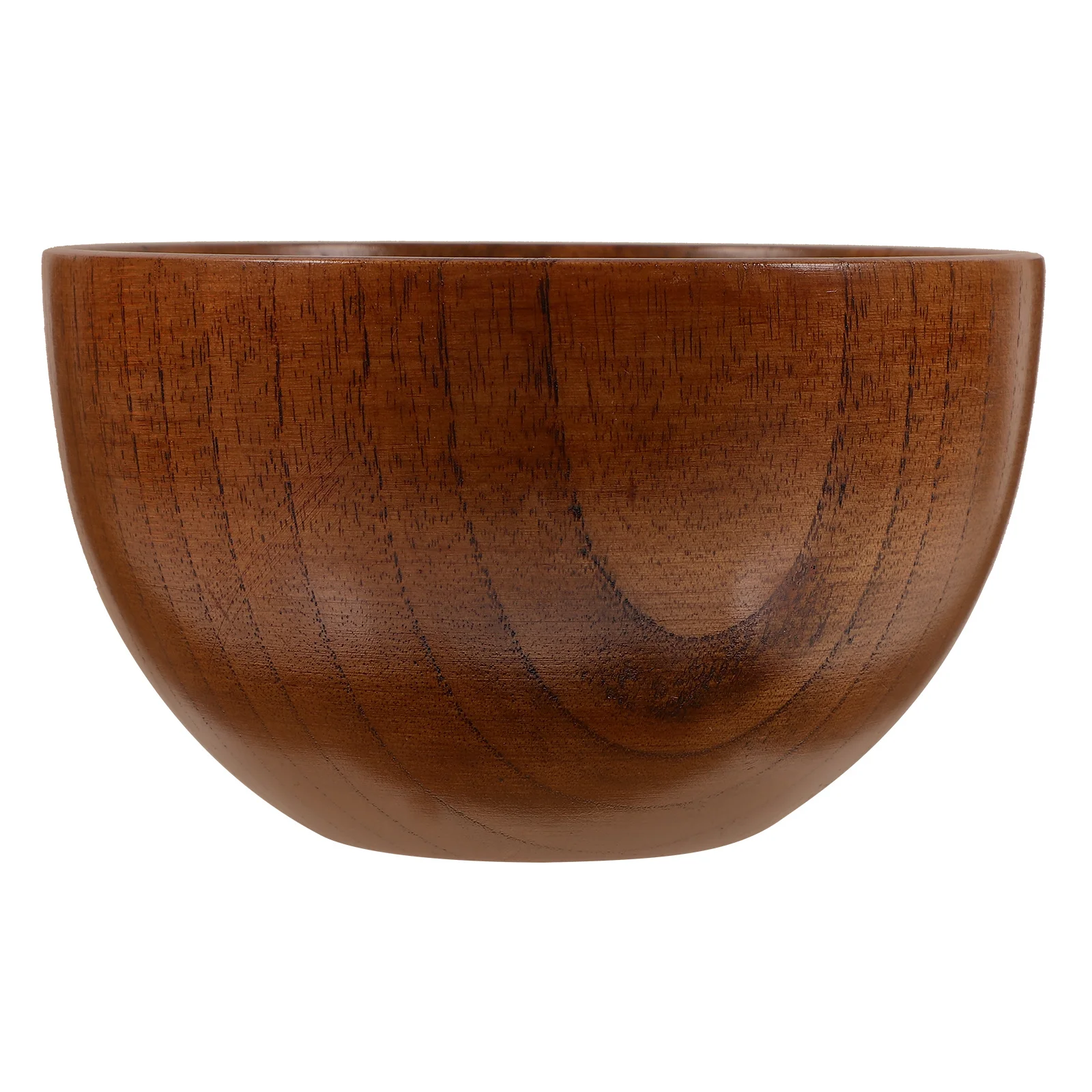 

1pcs Wooden Large Capacity Round Serving Bowl For Salad Fruit Dessert Japanese Style Wood Bowls Kitchen Counter Fruit Bowl