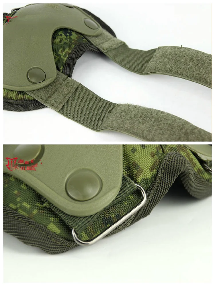 6B51 Tactical Protection Small Green Man Camouflage Knee and Elbow Pads