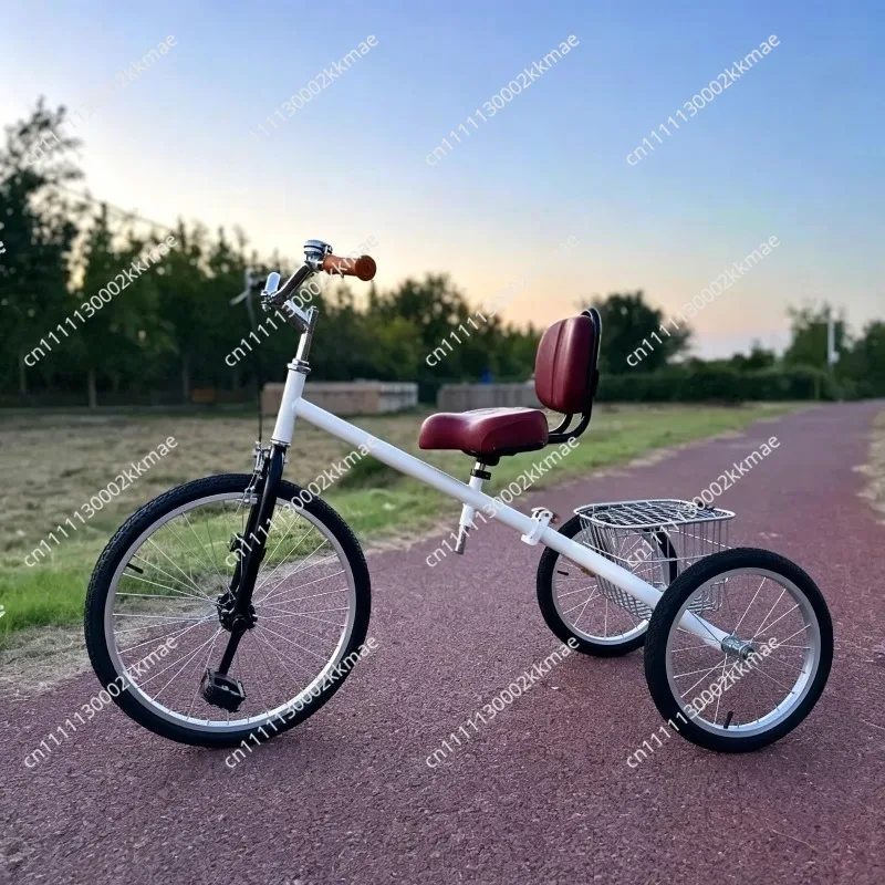 Outdoor Leisure Retro Lightweight Exercise Shopping Bike  Original Colorful Adult Folding Tricycle