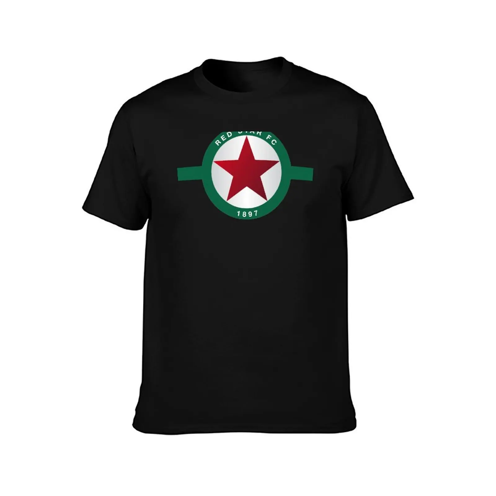 red star Paris T-Shirt Large Size Basic Casual T-Shirt