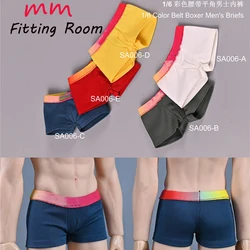 SA Toys SA006 1/6 Scale Male Colored Belt Boxer Briefs Underpants Model For 12'' TBLeague JIAOU DOLL action figure